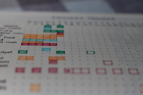 My monthly tracker - Bullet Journal